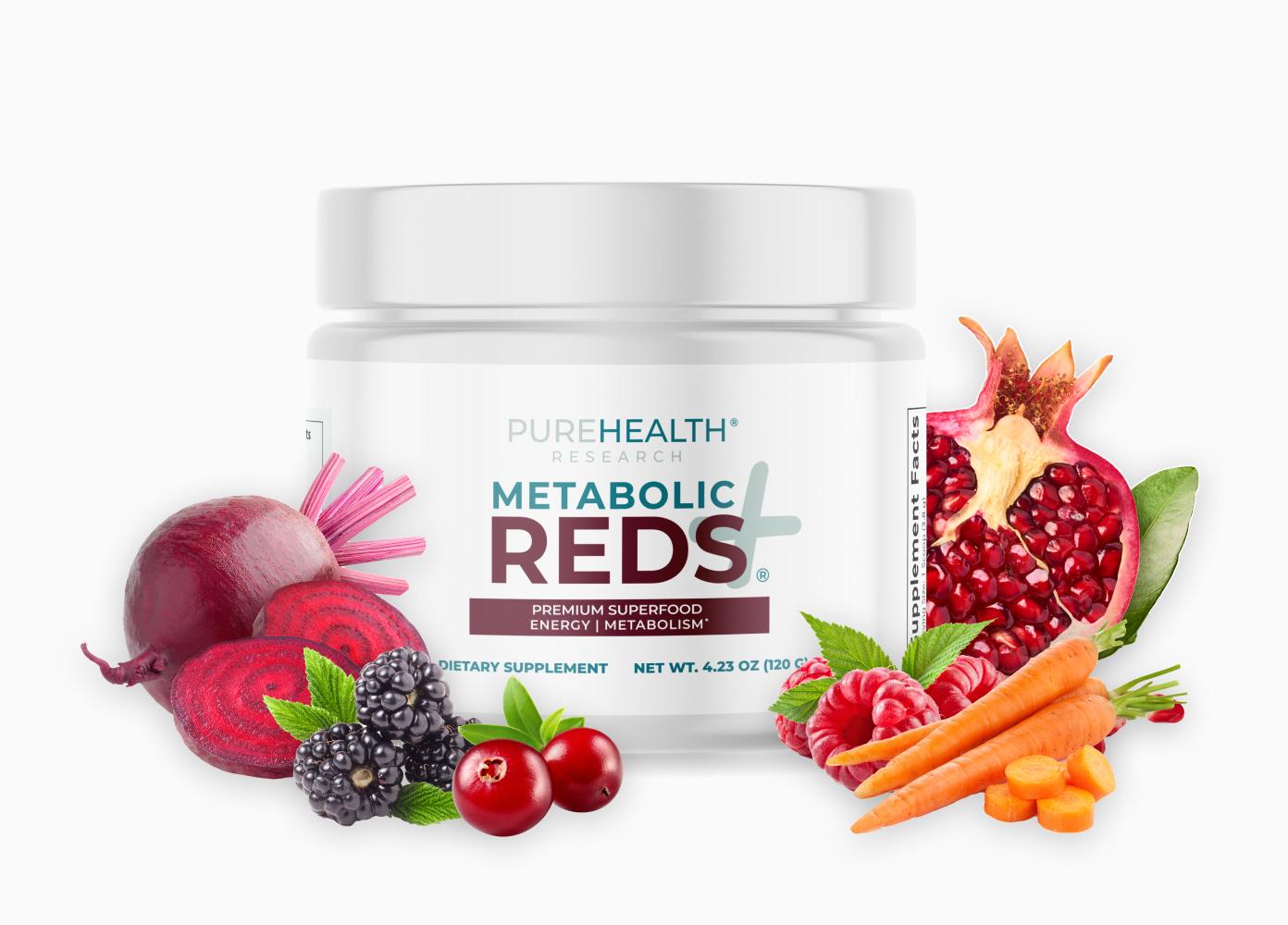 metabolic reds+ bottle